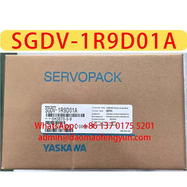SGDV-1R9D01A Brand New Servo Drive Original Genuine 1-year warranty，SGDV 1R9D01A，Fast Shipping