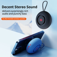 Bluetooth Speaker Portable Wireless Speakers Waterproof Suction Cup Full-magnetic Speaker TWS Funtion Support TF/FM Radio TG442
