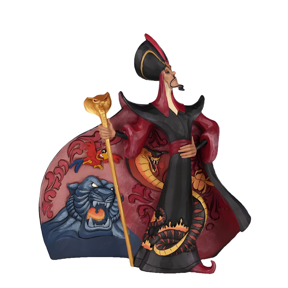 Evil Sorcerer Flat Statue Decoration Wishing Elf Aladdin Stone Crafts Pendant Acrylic New Year Decoration Princess Tiana Craft