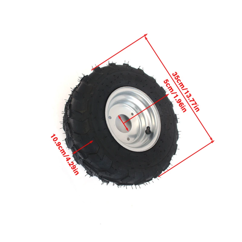 6 Inch ATV Wheel 145/70-6 All Terrain Vehicle Tyre Fit For 50cc 70cc 110cc Small ATV Quad Front Or Rear Wheels