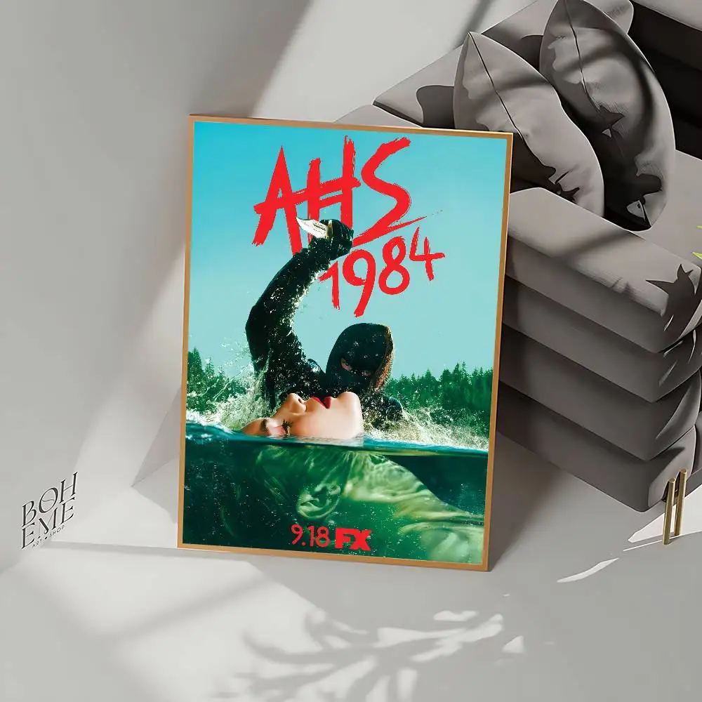 TV Show AHS Vintage Poster Geen Ingelijste Poster Kraft Club Bar Papier Vintage Poster Muur Kunst Schilderij Slaapkamer Studie Stickers