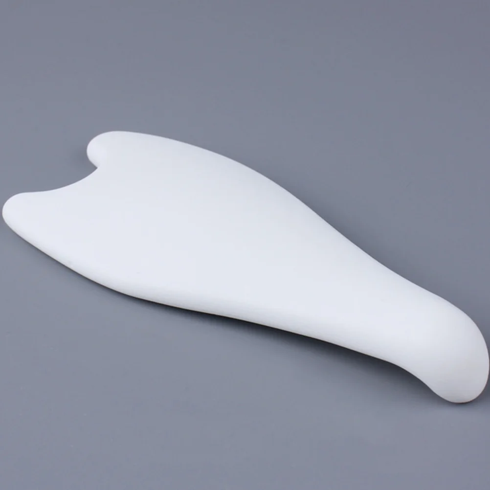 

Ceramic Leg Pressing Massaging Plate Upgraded Smooth Thin Design for Face Neck Back Foot Scraping Tool Dark Circle Reduction