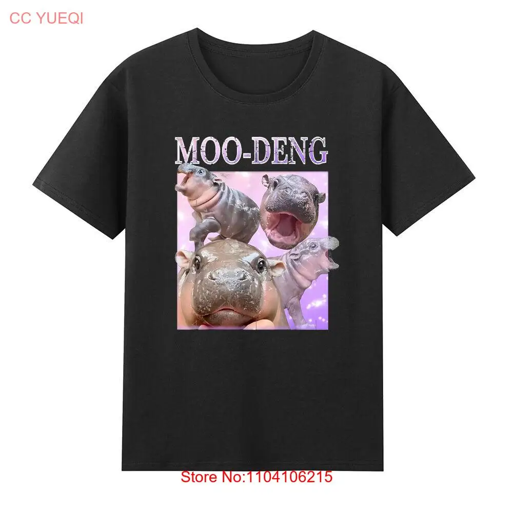 Moo-Deng Funny Famous Baby Pigmy Hippo Moo Deng T-Shirt