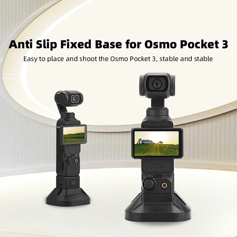 Desktop Fixed Base for DJI Osmo Pocket 3 Handheld Gimbal Camera Anti Slip Base  Ensure Stability Pocket3 Accessories