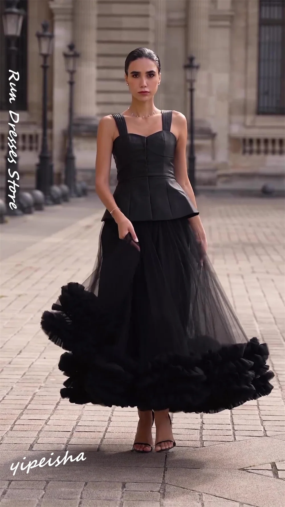 Vestido de baile retrô para mulheres, vestido drapeado, Vestidos Quinceanera, Robe para ocasiões formais, querida