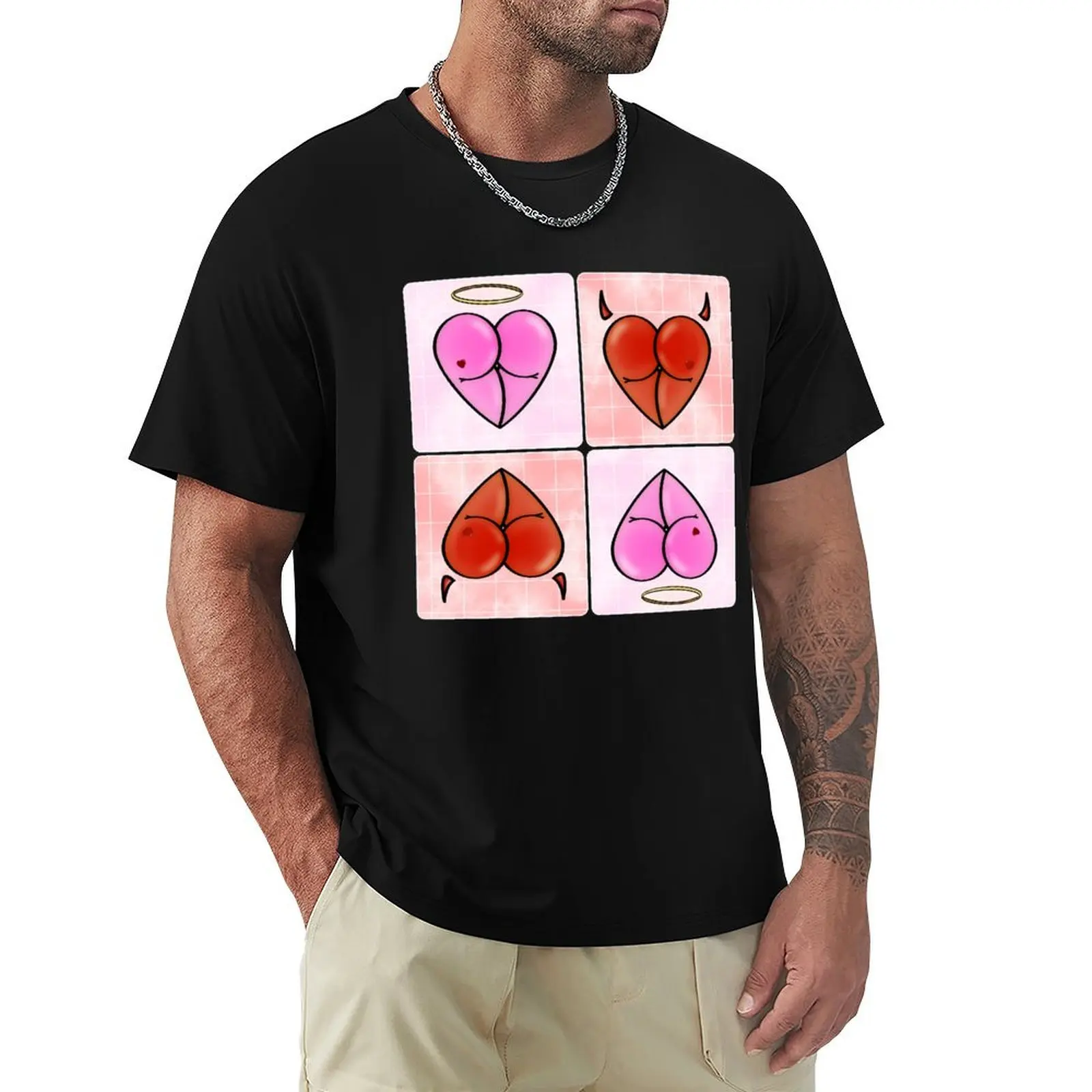 Bootiful Angel & Devil T-Shirt anime t shirts oversize T-Shirt