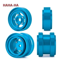 4 Pcs CNC Aluminum Beadlock Wheel Rim Hub for Tamiya Frog Sand Scorcher Grasshopper Hornet 1/10 Buggy Car Upgrade Parts
