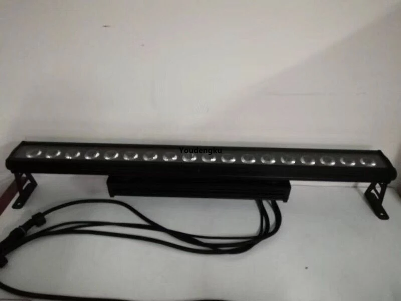 

6 шт. водонепроницаемый уличный RGBWA УФ 18x18 Вт светодиодный светильник для настенной шайбы светодиодный настенный светильник 6in1 DJ Bar IP65 Show