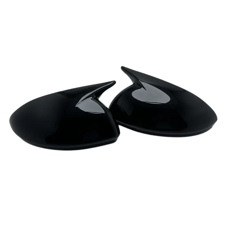 for Dacia Sandero Stepway MK3 TCe 110 90 2021 2022 2023 2024 2025 Horn Style Gloss Black Rear View Wing Mirror Cover Cap