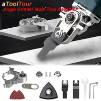 Multifunctional Angle Grinder Attachment Converter Oscillate Saw Blade Adapter Multi Power Tool Part M10 M14 Type 100 115 125