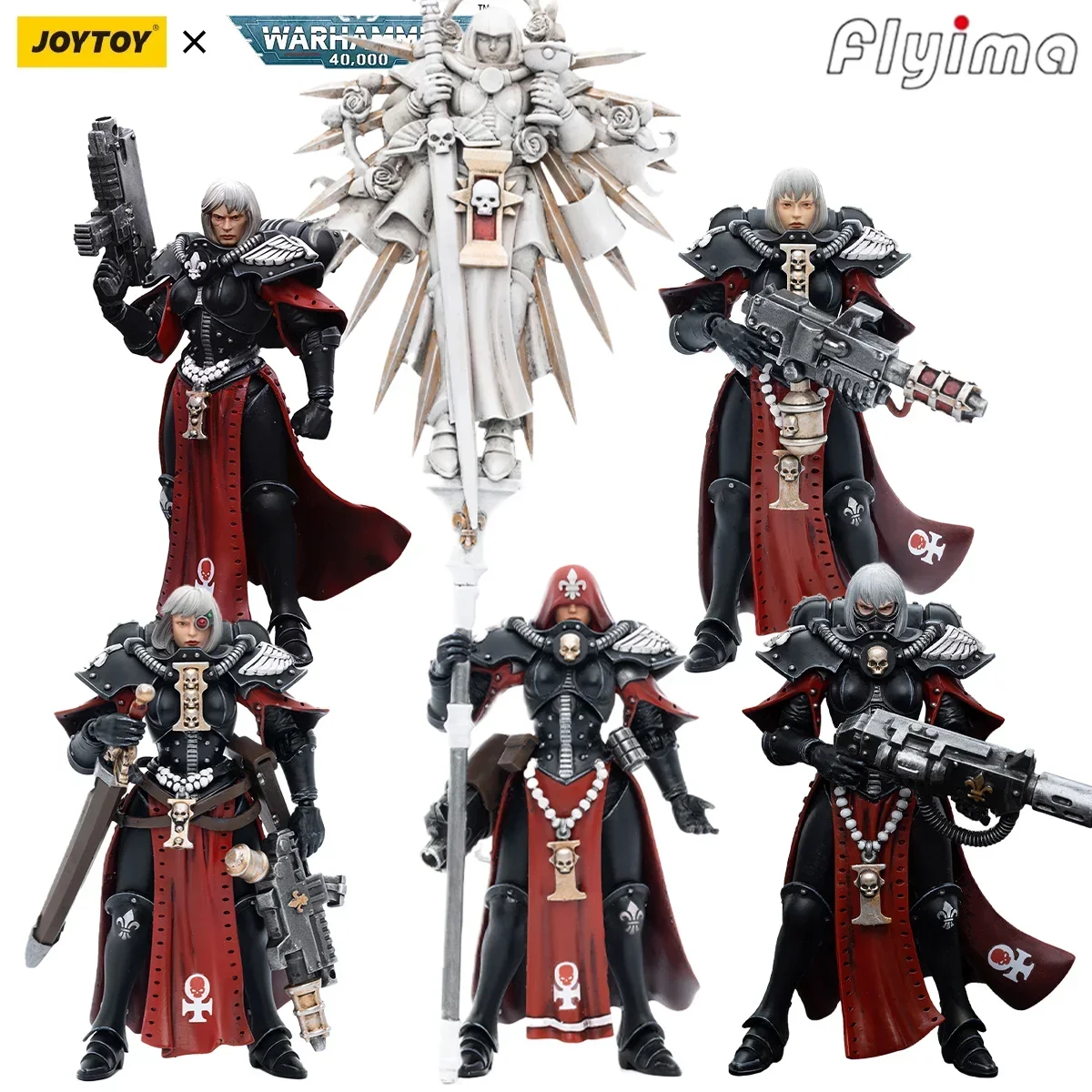 

[IN STOCK]JOYTOY Adepta Sororitas Battle Sister 5PCS Figure Model Collection Toy Gift Anime Figures Collectionin Stock