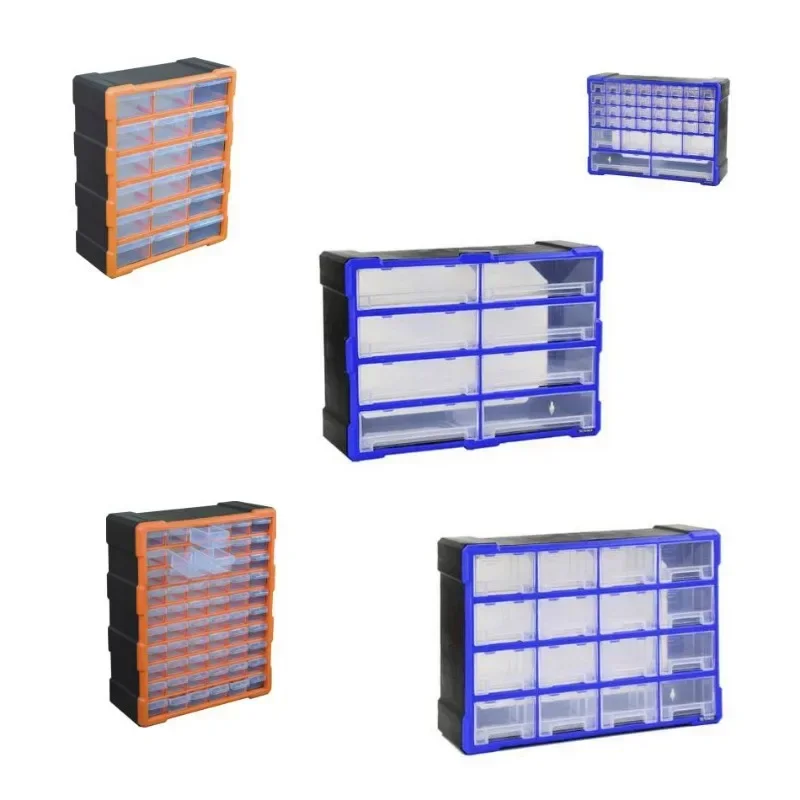 Plastic Multi Casket Tool Case Small Parts Storage Bin Hardware and Craft Cabinet Teacher Tool Box