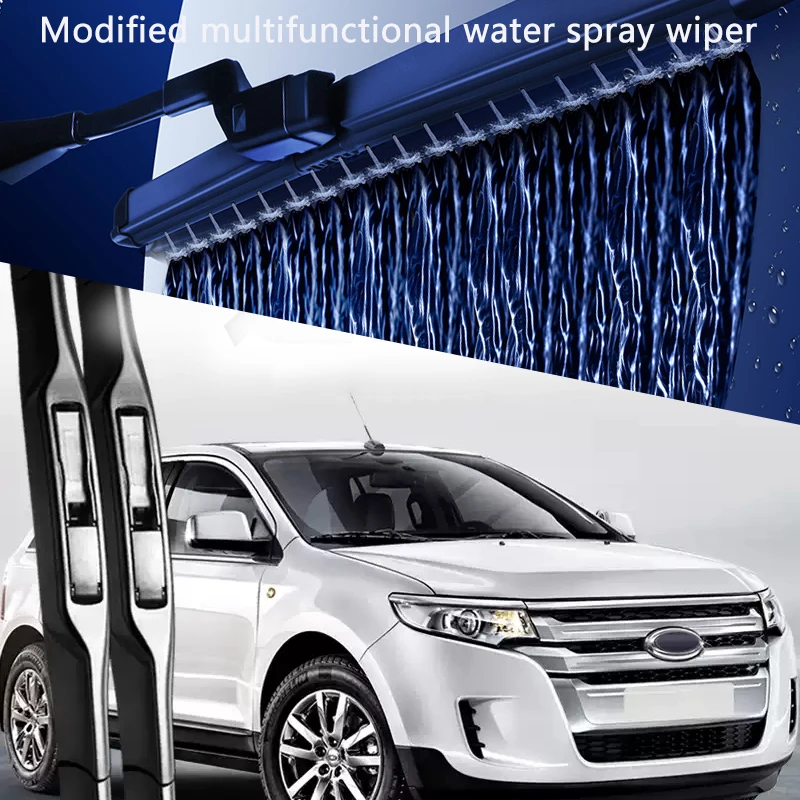 Car Modify Windshield Water Spray Wiper For Ford EDGE TAURUS FUSION RANGER TERRITORY Auto Wet Arm Wiper Clean Protect Accessory