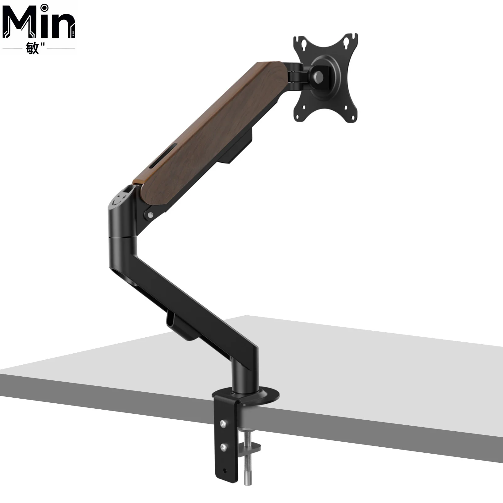 17-34 Inch Spring Full Desktop Arm Holder Adjustable Mount Stand for LCD LED PC VESA Compatible