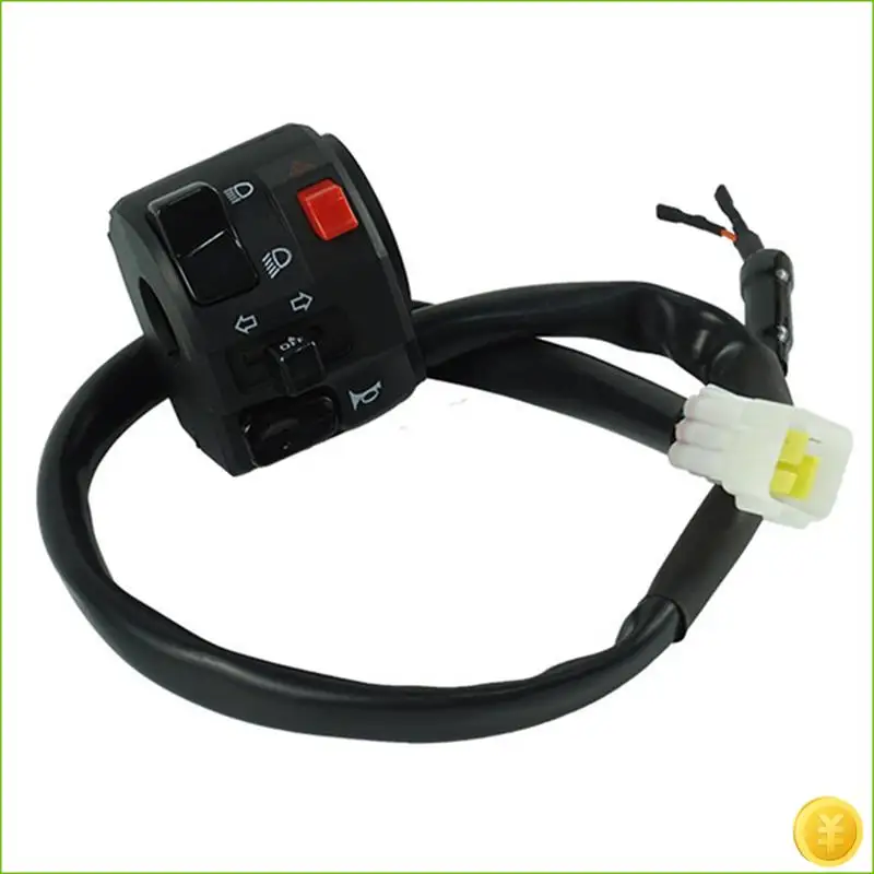 Universal Motorcycle Modified Handlebar Control Switch 7/8Inch / 22Mm Handlebar Switch Turn Signal Fog Lamp Start