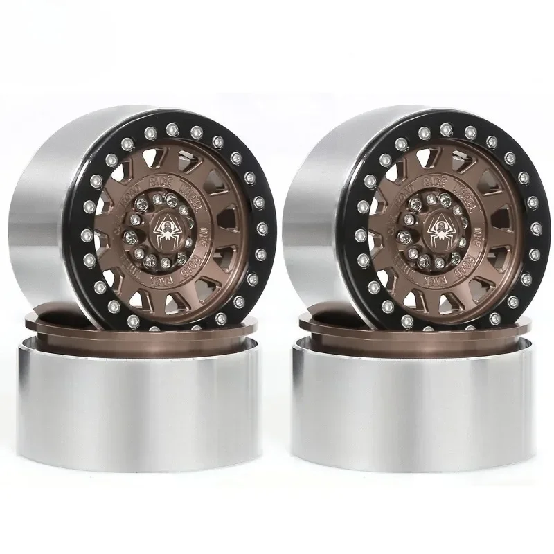 Moyeu de roue à billes en métal de 2.2 pouces, pour voiture sur chenilles axiale 1/10 RC SCX10 Wraith RR10 RBX10 Trxs TRX4 D90