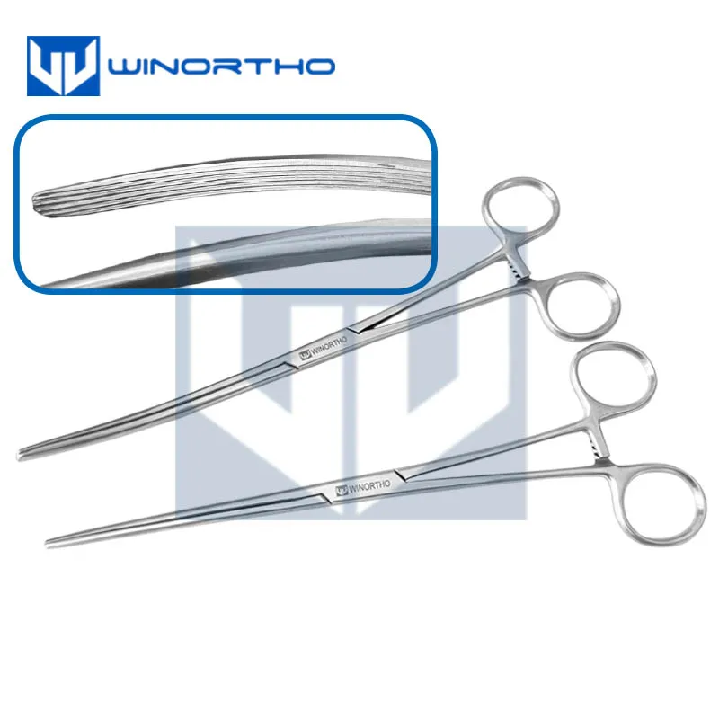 Hysterectomy Clamps (Carmault) pliers veterinary surgical instruments Angiotribes orthopedics surgery general equipment vet