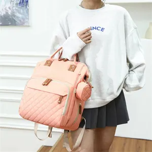 Mummy Baby Diaper Bag with USB, Backpack for Mom, Travel Baby Care, Personalized, New Fashion 7 Main Sales Personalized Backpack - №4