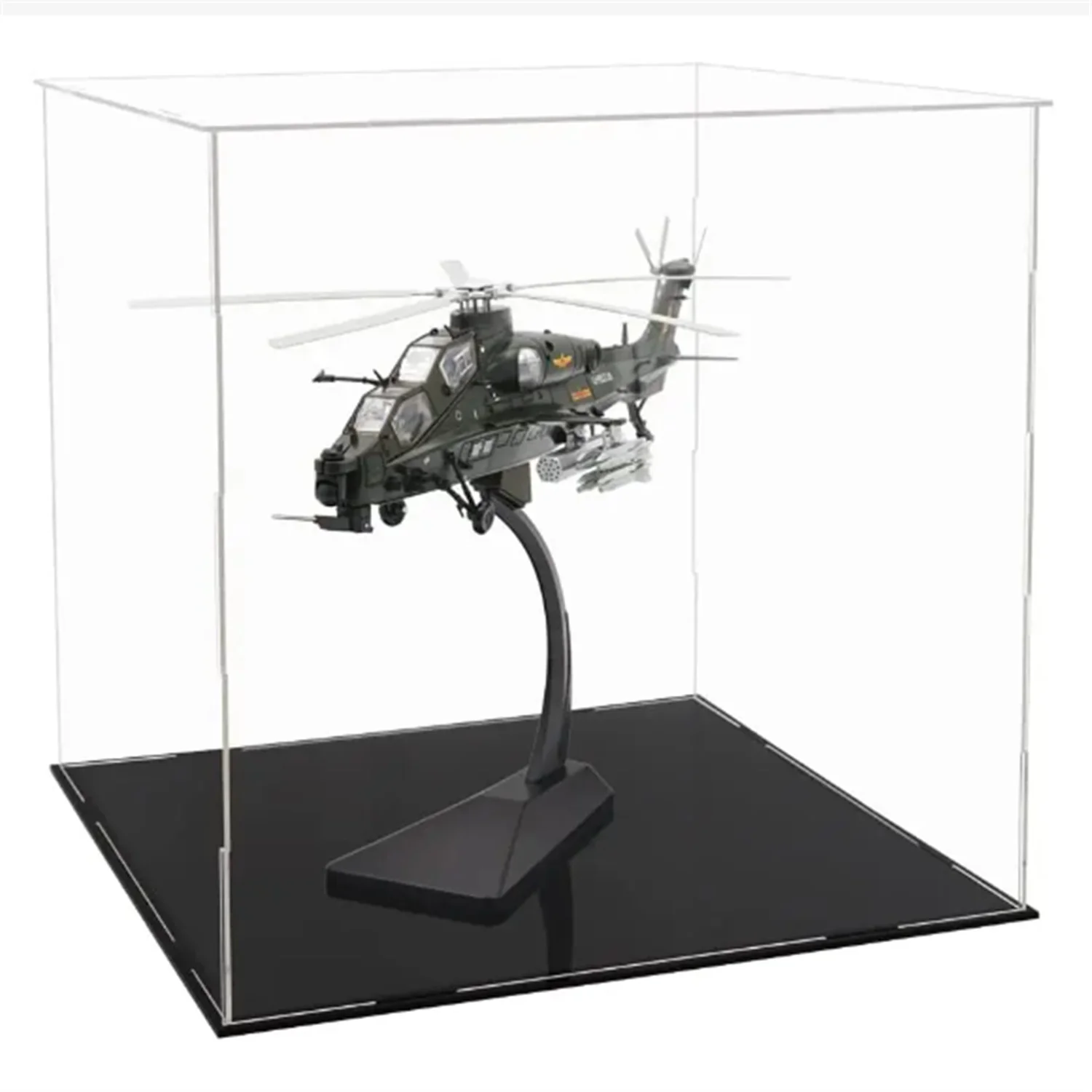 11 sizes assembled transparent acrylic display box for protecting collectibles, organizing action figures, and storing toys