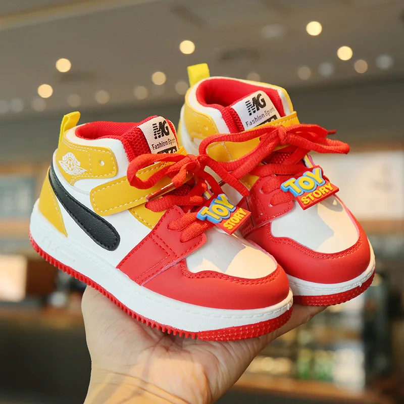 Children Sneaker Four Seasons New Kids Casual Board Shoes Fashion Mandarin Ducks Shoes Boys Basketball Girls Sports Running Shoe