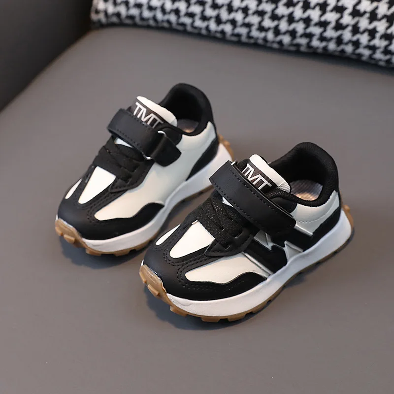

Children's Sports Shoes Toddler Breathable Non Slip Comfort Sneakers Lightweight Hook and Loop Soft Sole Running Casual Shoes