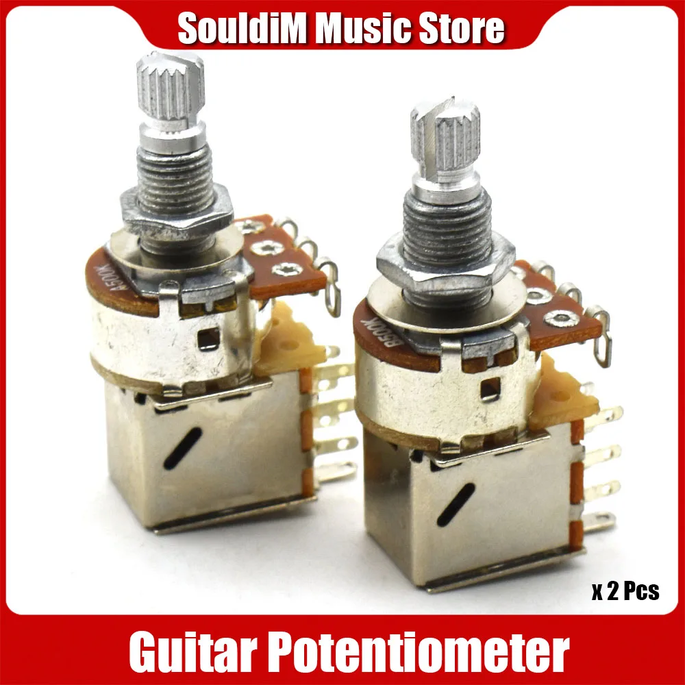 

10PCS A500K and B500K Push Pull Guitar Control Pot Guitar Potentiometer Guitar Part