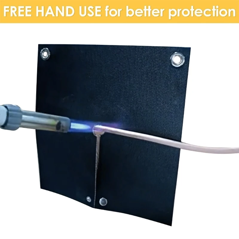 Manta protectora ignífuga, escudo térmico fieltro carbono hasta 1800 °F para uso fácil