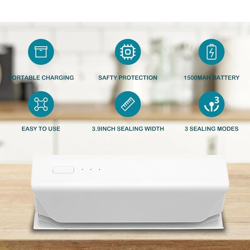 Electric Vacuum Sealer Portable for Various Bag Type Preserves Taste Freshness of Items Enthusiasts Home Drop Shipping