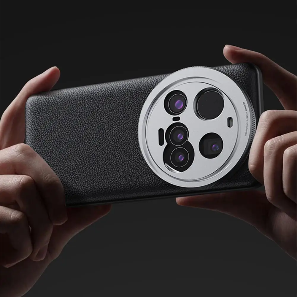 

Для Xiaomi 15 Ultra Heavy Duty Чехол из ТПУ ПК Искусственная кожа с креплениями для объектива 17 мм Адаптер фильтра 67 мм для защиты камеры U0B5