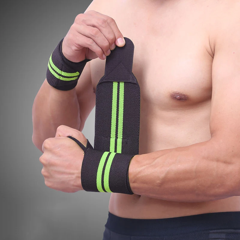 Pro Weight Lifting-Handgelenkbandagen – robuste Stützorthese für Fitnessstudio, Fitness und Krafttraining – Premium-Armbandschutz – Detail 2