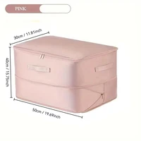 Sac de rangement auto-compressible robuste, organisateur portable pour vêtements, couvertures et édredons, idéal pour l'organisation du placard 2