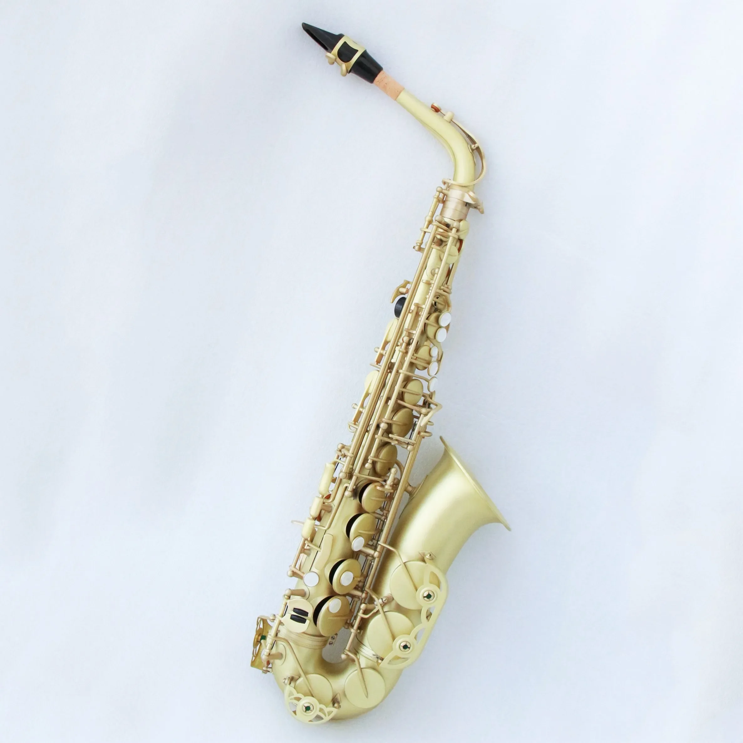 

Wholesale Matte Brush Alto Saxophone Brass Body Top Grade Cheap Price Alto Saxophone With Sax Case Oem