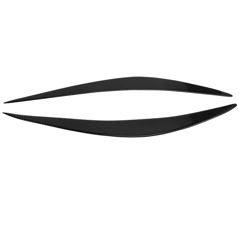 

AB96-Car Headlight Eyelids Eyebrows Trimming Head Light Lamp Decoration Stickers For Infiniti Q50 Q60 2014-2019