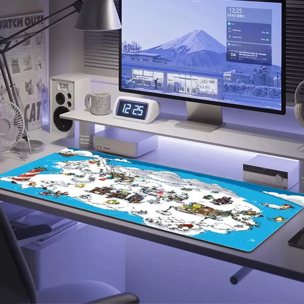 Club Penguin Mouse Pads Mouse Pad Desk Mouse Pad Cute HD Desk Pad Extended Gaming Keyboard Mats Large XXL Gamer Mousepad 90x40