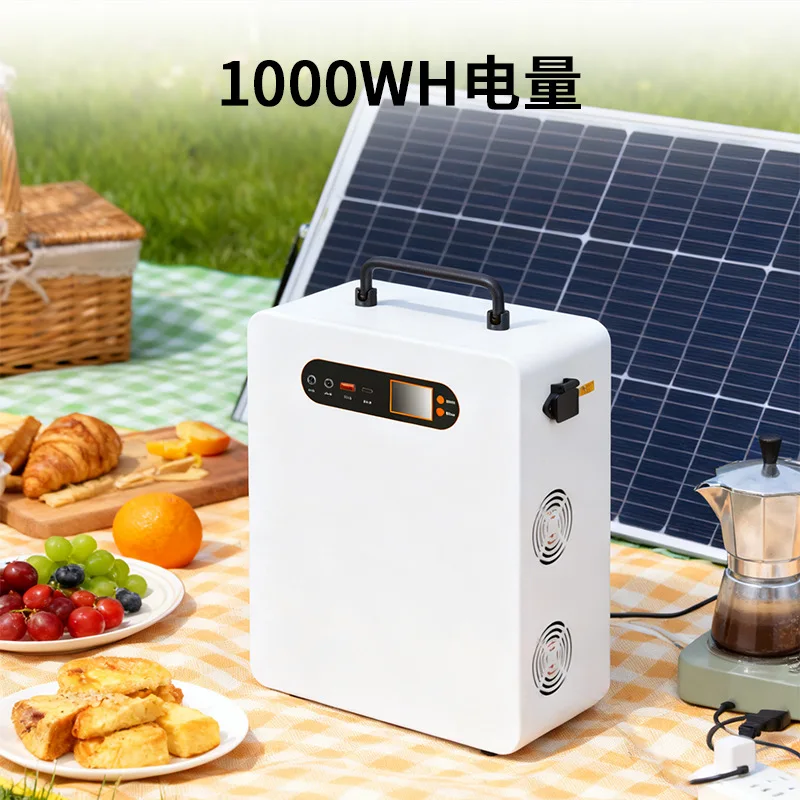 1 KWh Portable Mobile Power Supply For Household Use, 220V Output Of Lithium Iron Phosphate Battery For Home Outdoor Emergency