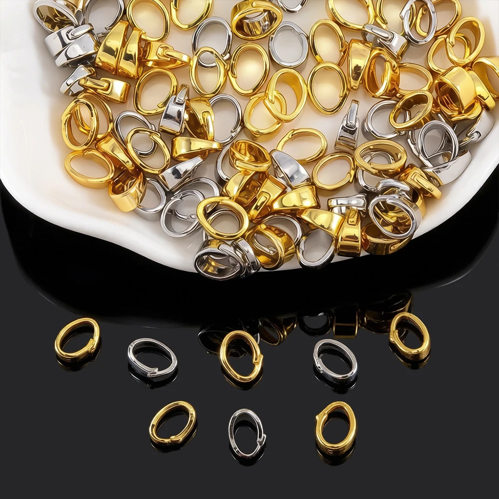10pcs 50pcs Copper Gourd Clasp Pendant Clasp Universal Clasp For Jewelry Bracelets Beaded Bracelets And Necklace Connectors