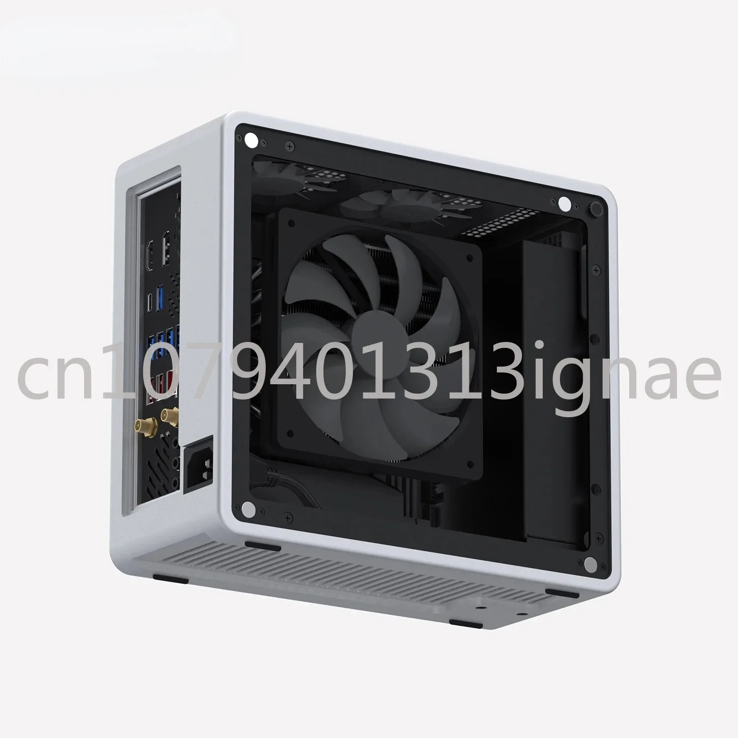 2023 New MQ4 core all-aluminum itx case, mini desktop case HTPC