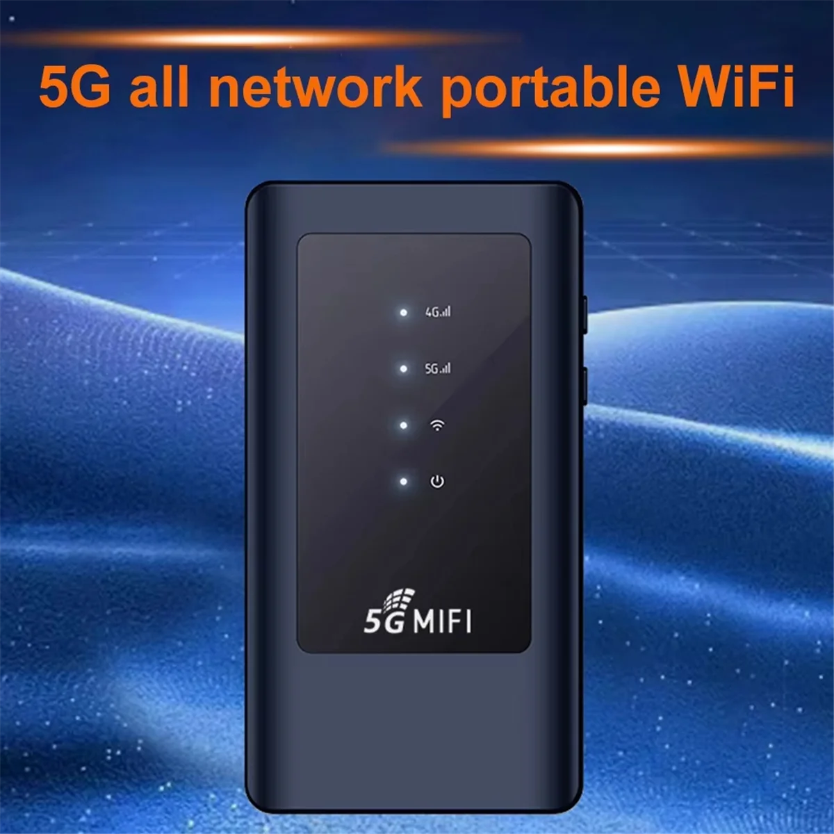 M2A 5G MiFi Mobile Modem WiFi5 Dual Band 5Ghz Hotspot with SIM Card Slot Wireless Internet Router Devices HGC