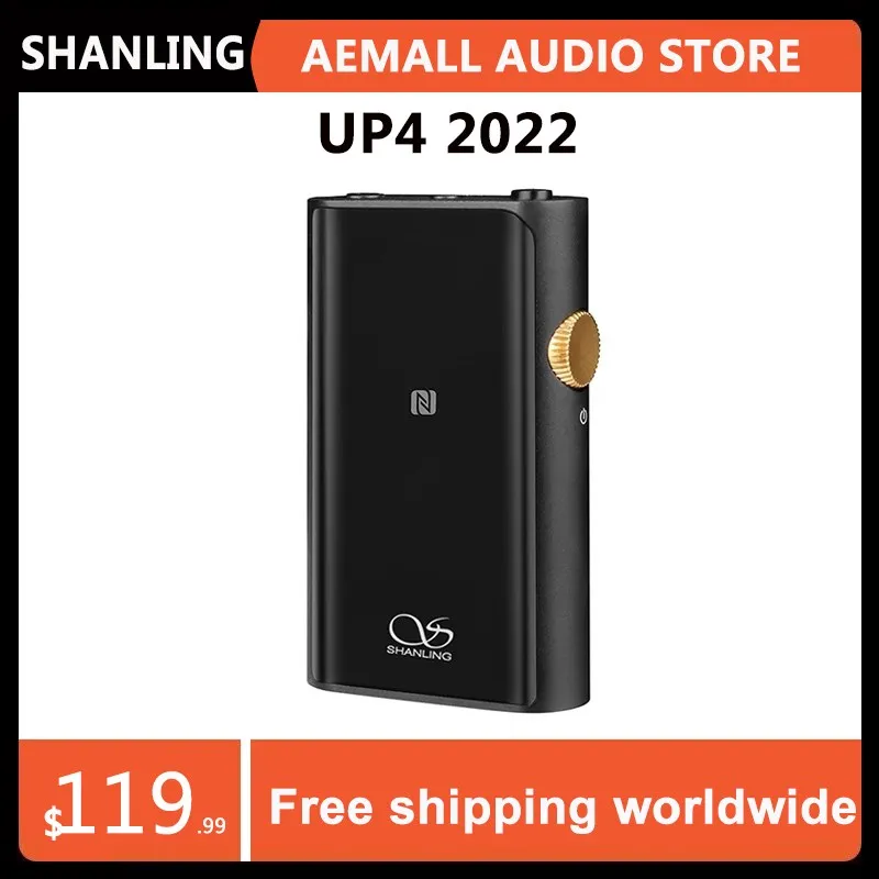 

Shanling UP4 2022 Full format balanced Dual ES9219C DAC Bluetooth 5.0 decoded Headphone Amplifier 3.5MM 2.5MM balanced Output