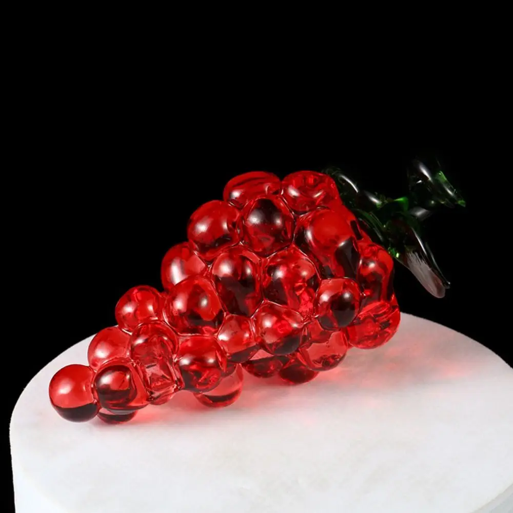 محاكاة الفواكه الكريستال الفاكهة الحلي البسيطة الاصطناعي الفراولة الأناناس الفاكهة تمثال نموذج الغذاء نابض بالحياة