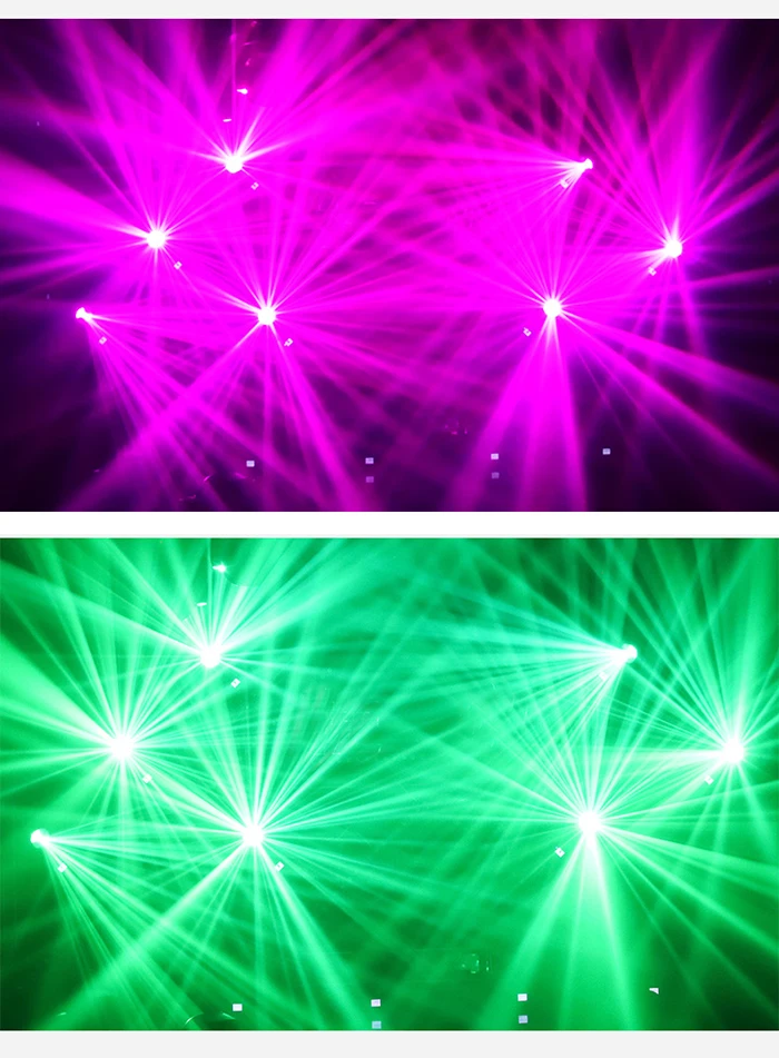 LED 260 W 10R Moving Head Strahllichtleiste, drehbar, 16 Prismen, DMX-Bühneneffekt für DJ, Party, Disco, Club, Hochzeit, Konzert – Detail 6