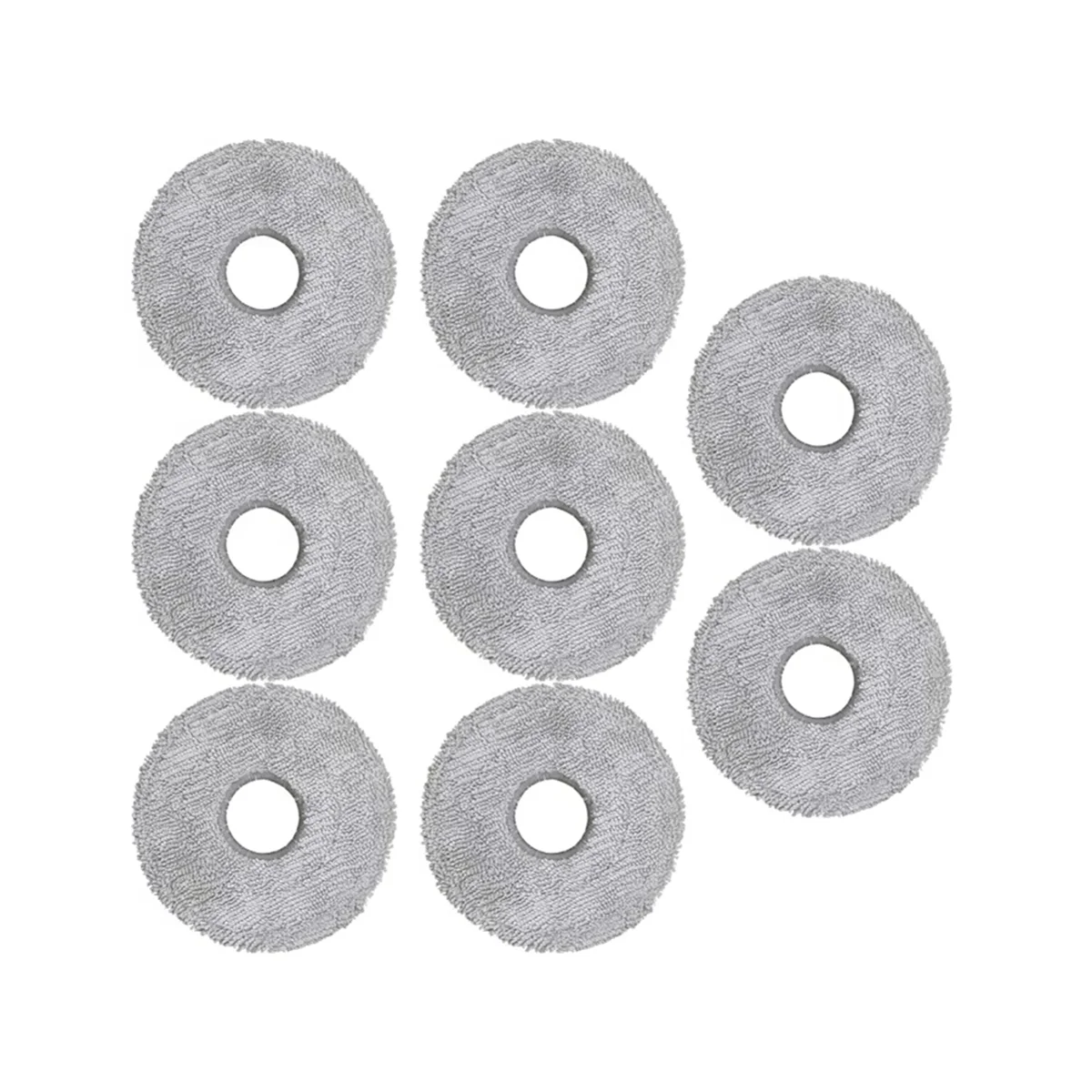 ผ้าไมโครไฟเบอร์สำหรับถูพื้น Y32A 8 ชิ้น สำหรับหุ่นยนต์ดูดฝุ่น P20 Pro/T5 Pro อุปกรณ์เสริม ผ้าถูพื้นสำรอง