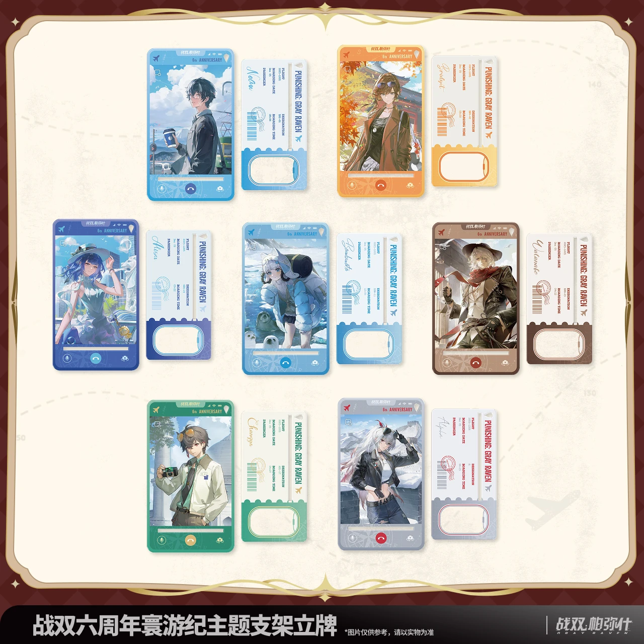 GRAY RAVEN：PUNISHING Lee Lucia Liv Lilit Akrylowy Stojak Ozdobny na Biurko, Prezent na Sześć Rocznice, Anime, Gra, Zabawka dla Dzieci