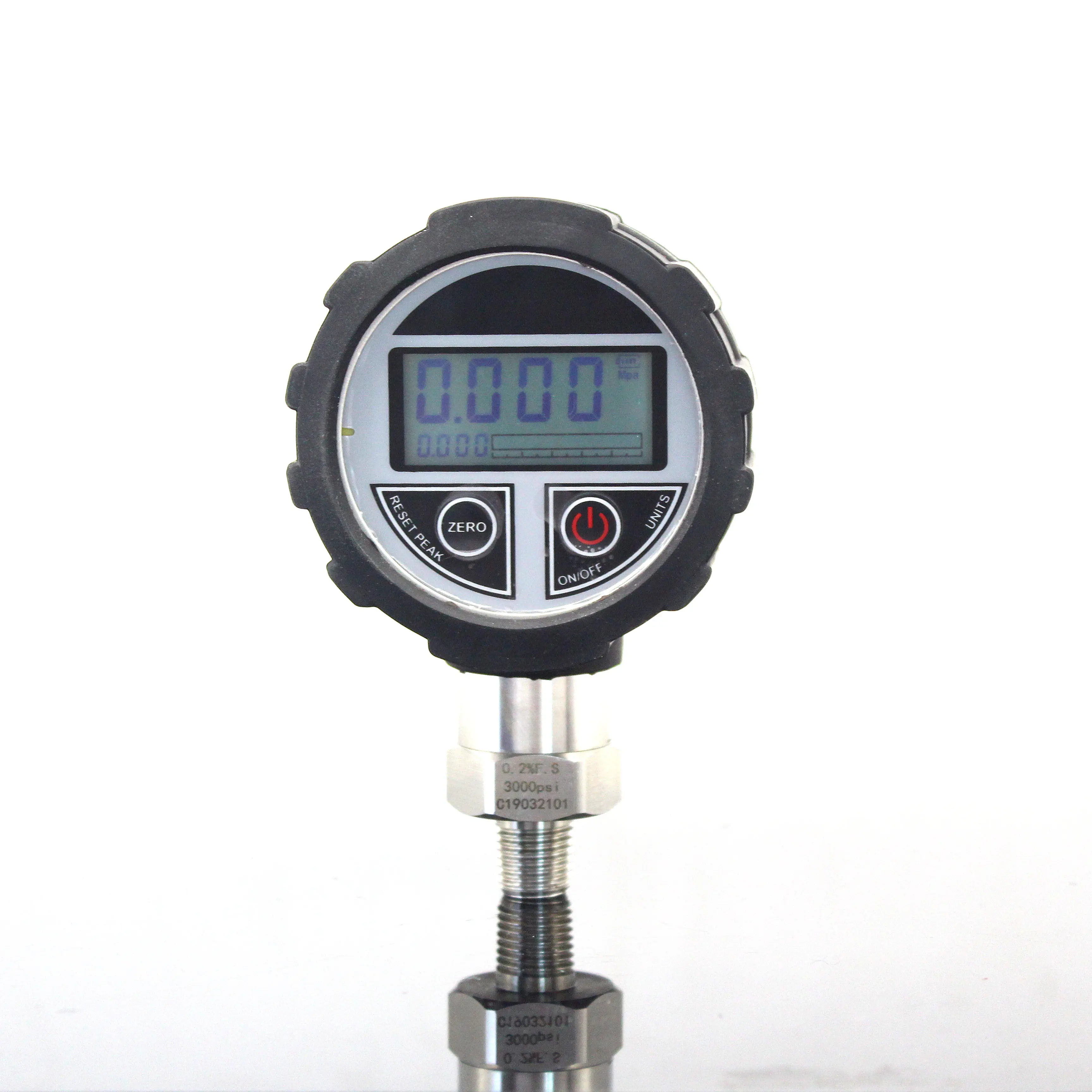 LCD Battery-powered Digital Vaccum Pressure Gauge