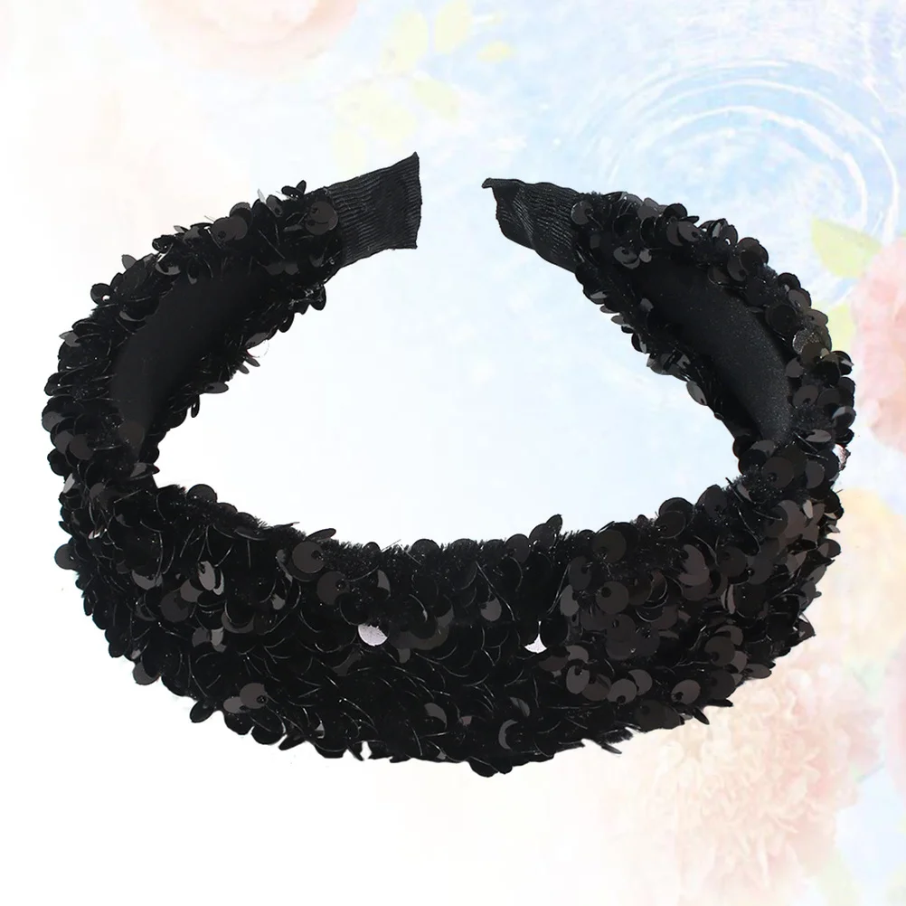 

1 шт. ободок для волос с жемчугом и блестками, стильный элегантный ободок для женщин и девушек, для особых случаев и на каждый день