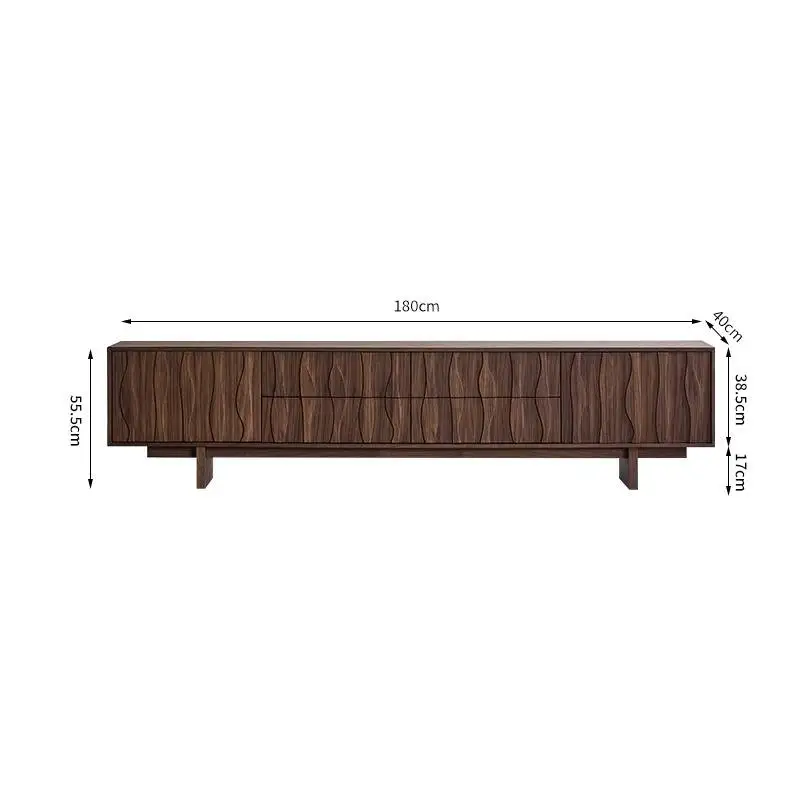 Hiding Drawers Tv Cabinet Modren Simple Brown Luxury Apartments Tv Cabinet Living Room Storage Fernseher Tisch Furniture Home