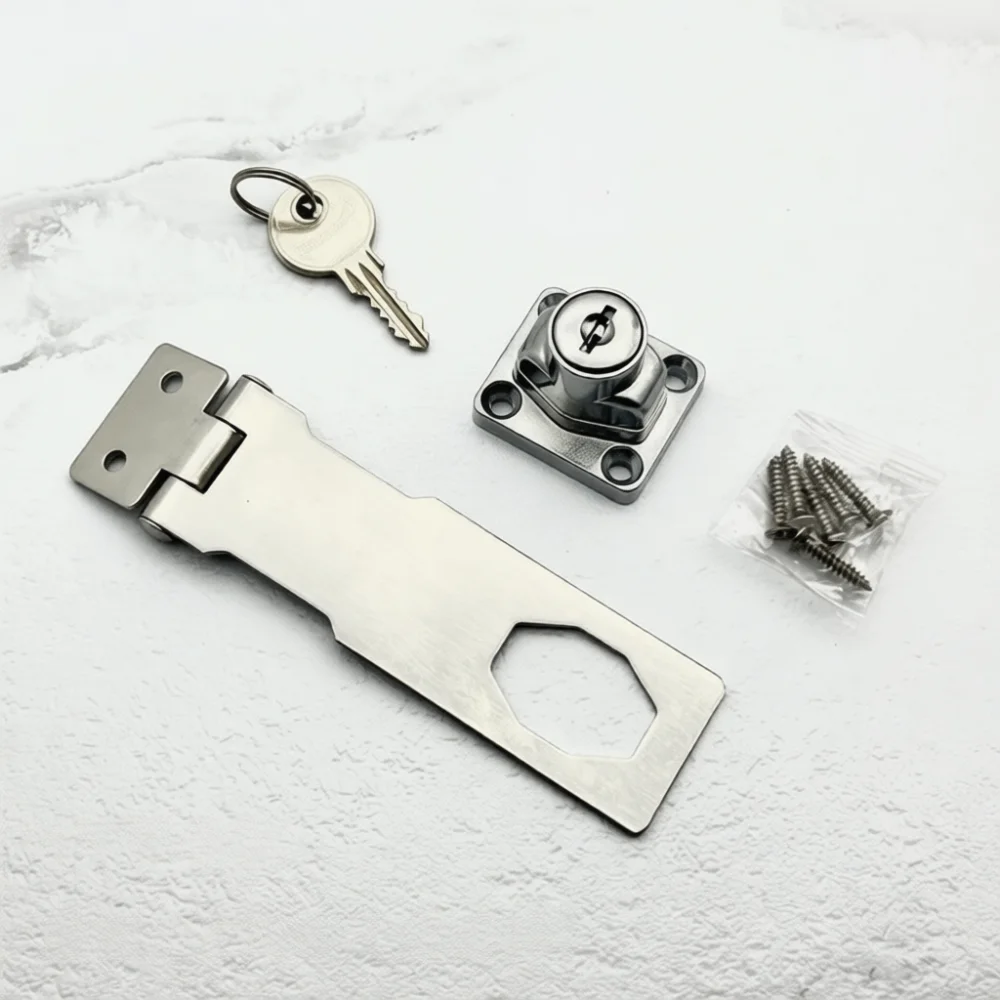 Durable Security Hasp With Key - đánh giá và giá Furniture Hardware Fasteners