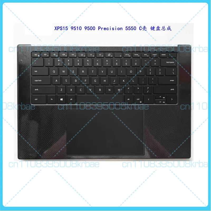 

Для ноутбуков Dell XPS 9510 9500, Precision 5550 5560: верхняя крышка (C-крышка) с клавиатурой с подсветкой в сборе, артикул 05Y9T0
