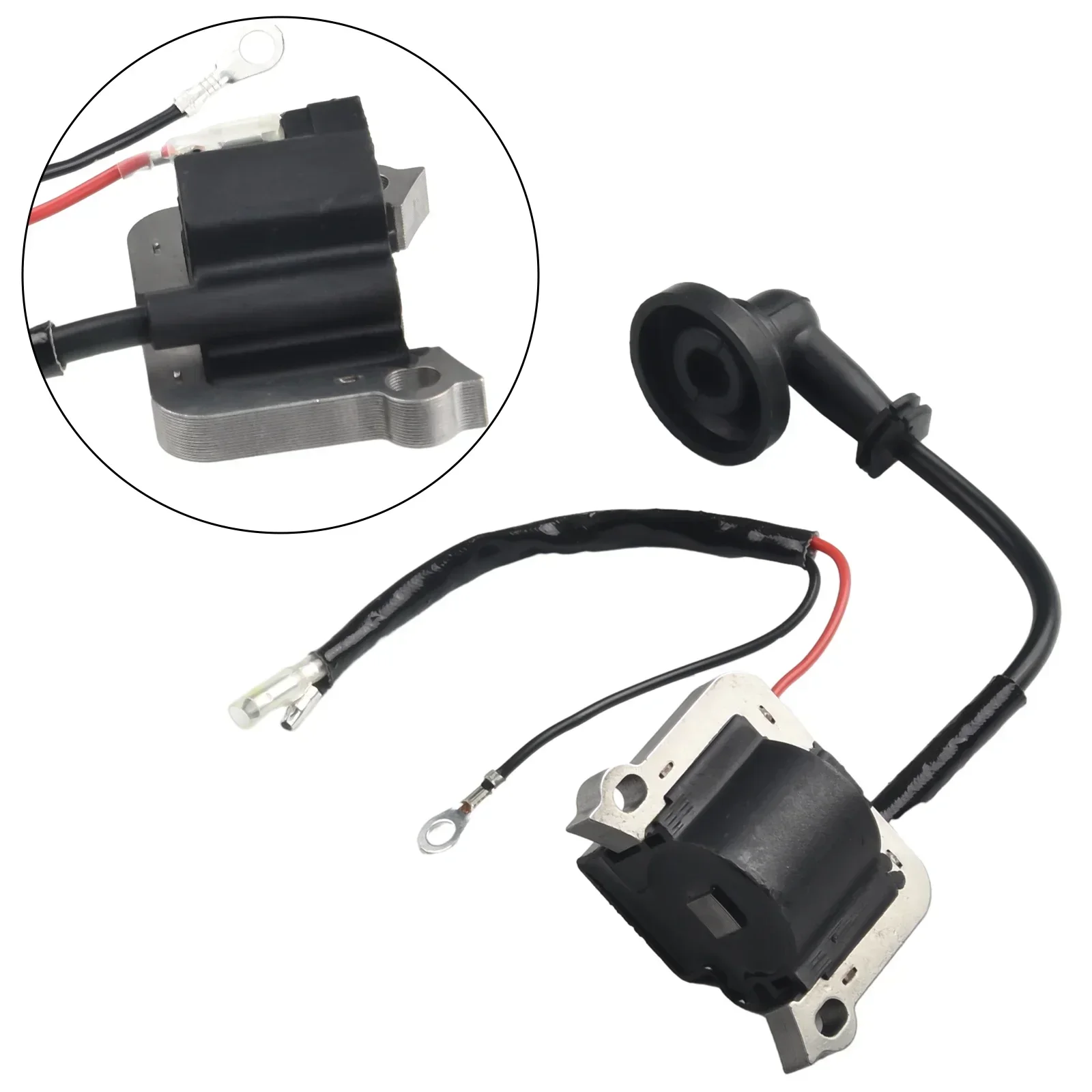 Ignition Coil For Chainsaw  Brush Cutter Lawnmower 2 Stroke 52mm Centres  String Trimmer Parts  Power Equipment