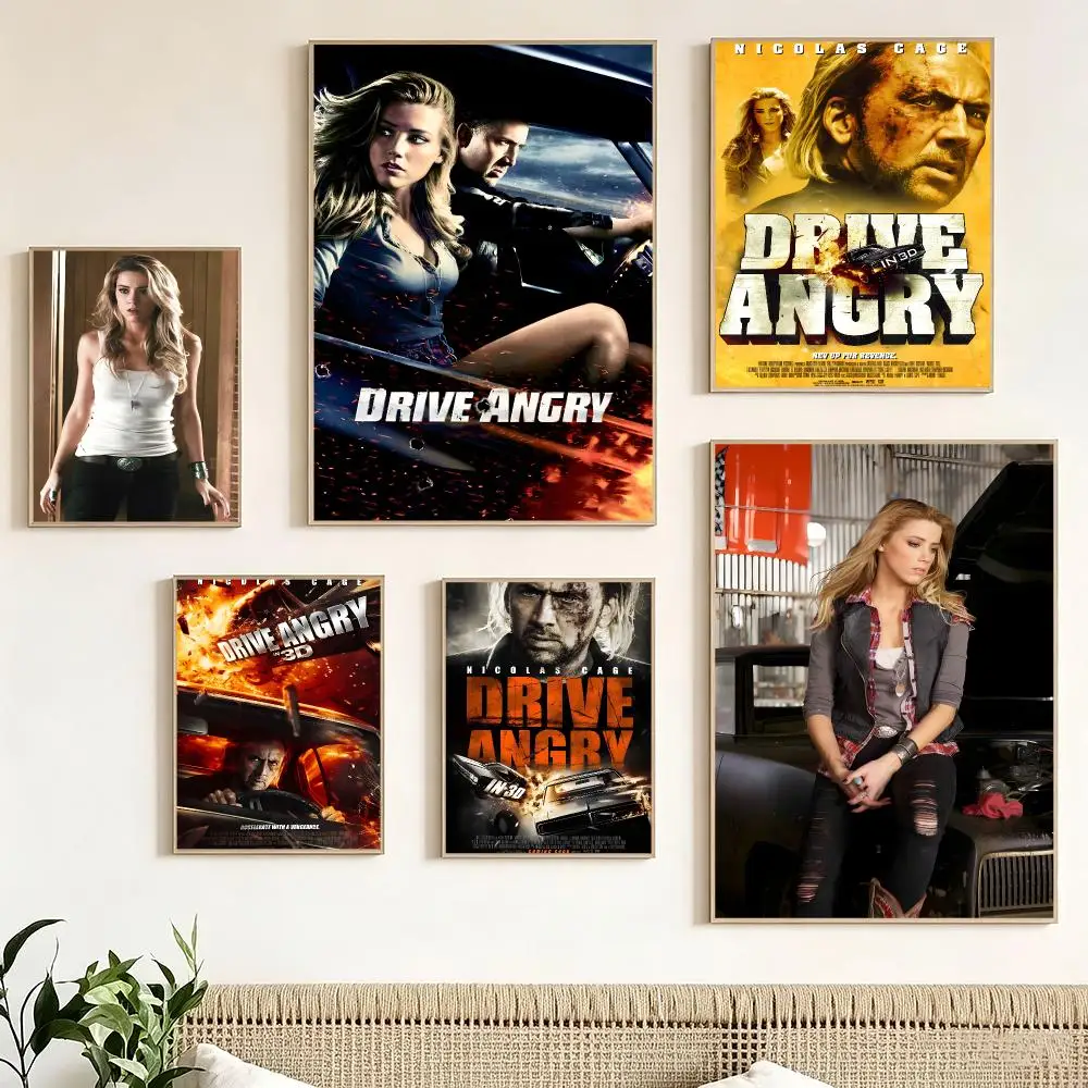 Classic Movie D-Drive Angry Poster impermeable para el hogar sala de estar dormitorio bar decoracion estetica